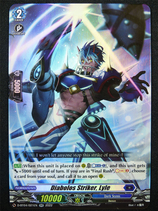 Diabolos Striker Lyle D-BT04 RR - Vanguard Card #ZA