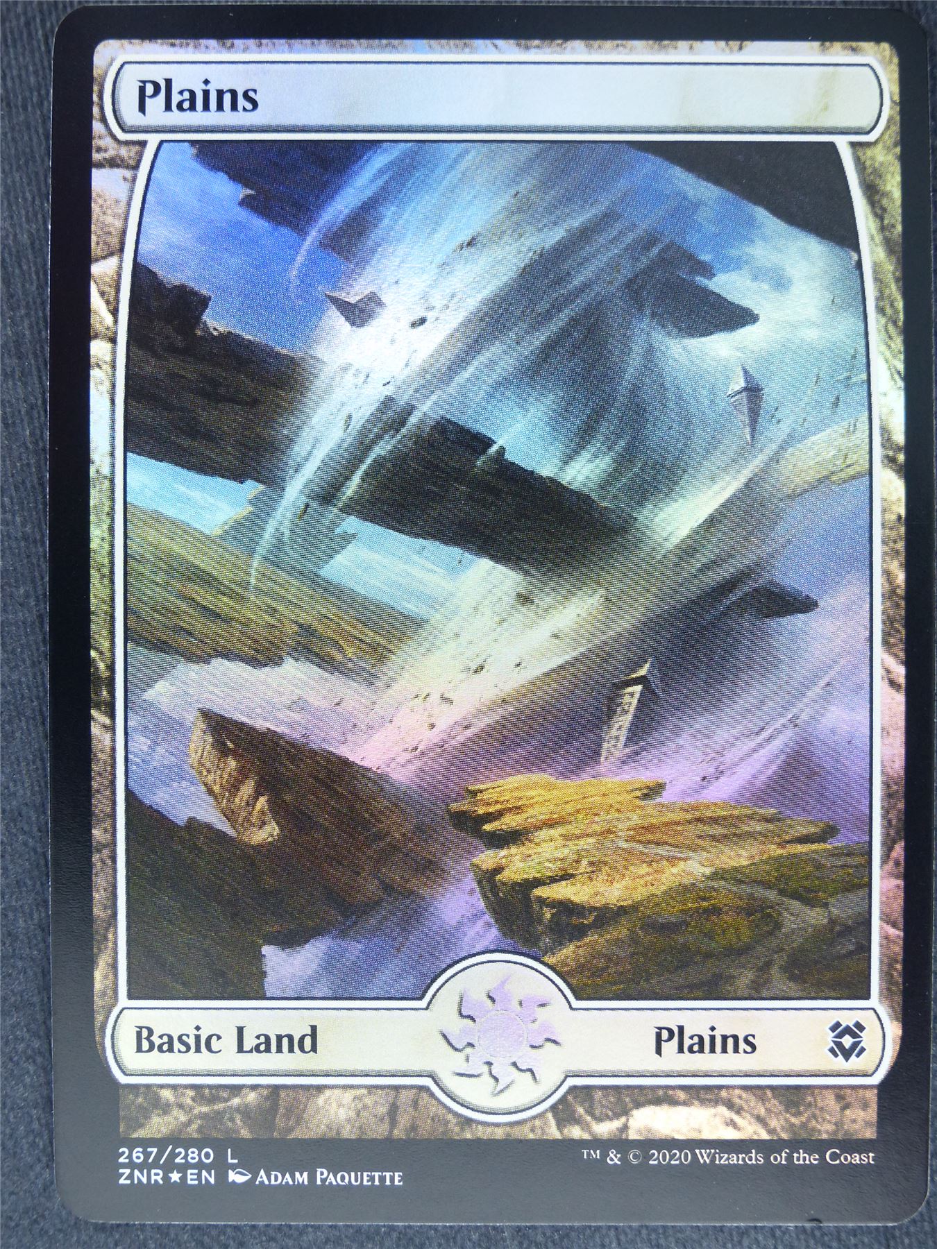 Plains 267/280 Full Art Foil Mint - Mtg Magic Cards #2P