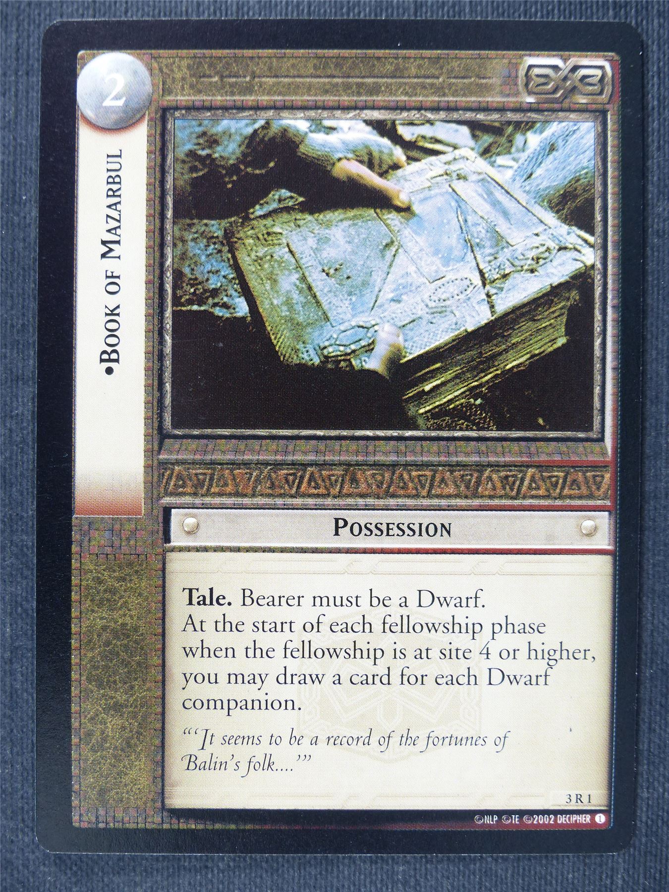 Book of Mazarbul 3 R 1 - LotrR Cards #3C3