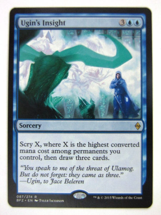 MTG Magic Cards: UGIN'S INSIGHT # 9A21