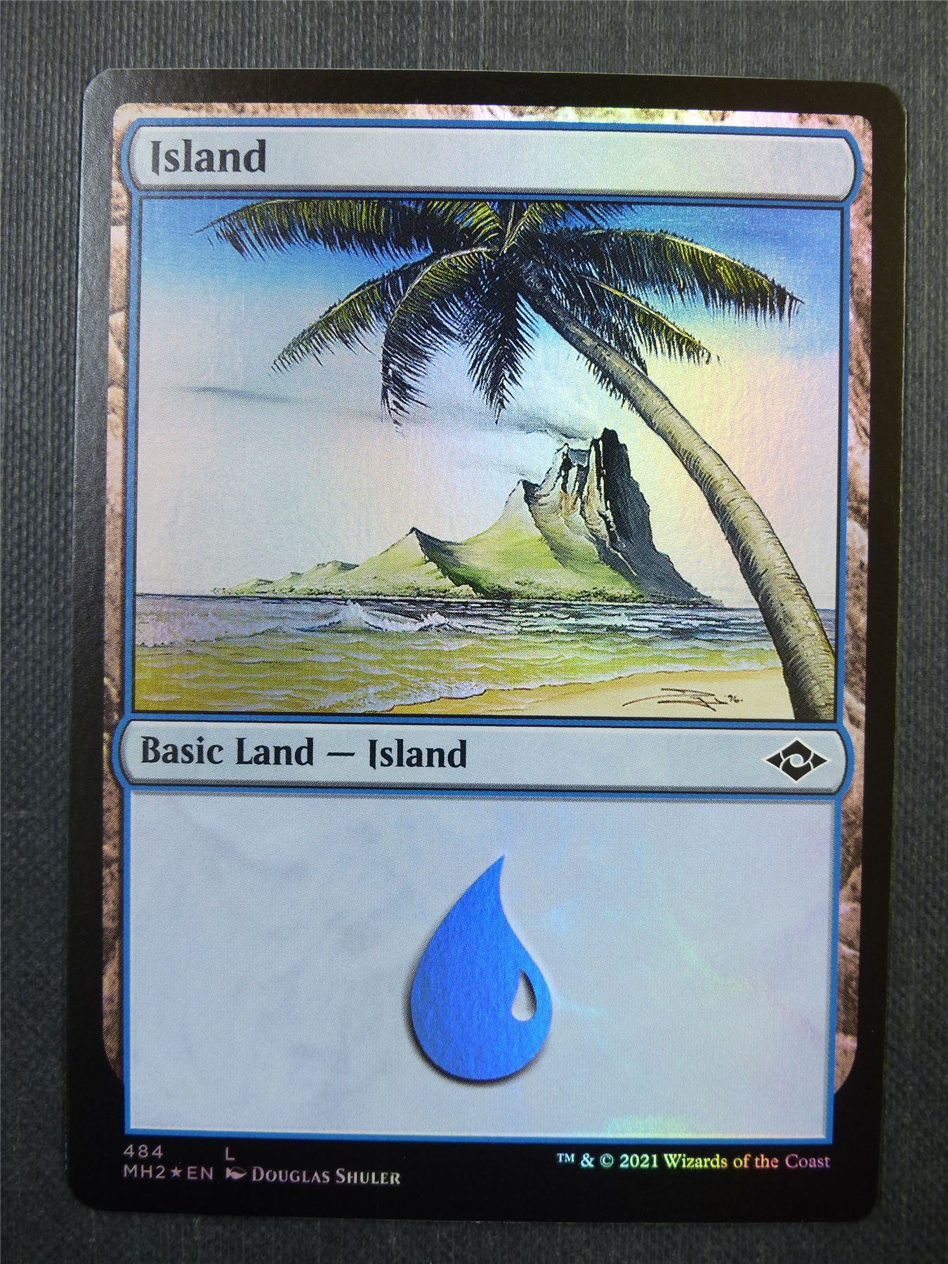 Island 484 Foil - Modern Horizons 2 - Mtg Card #40H
