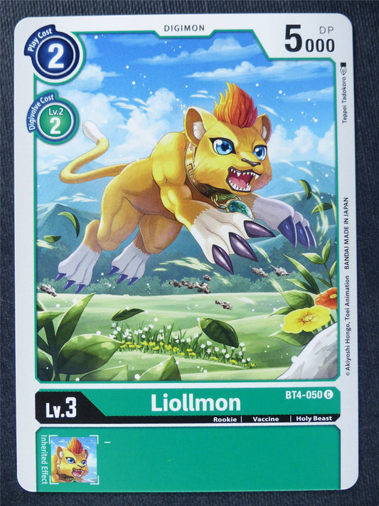 Liollmon BT4-050 C - Digimon Cards #10K