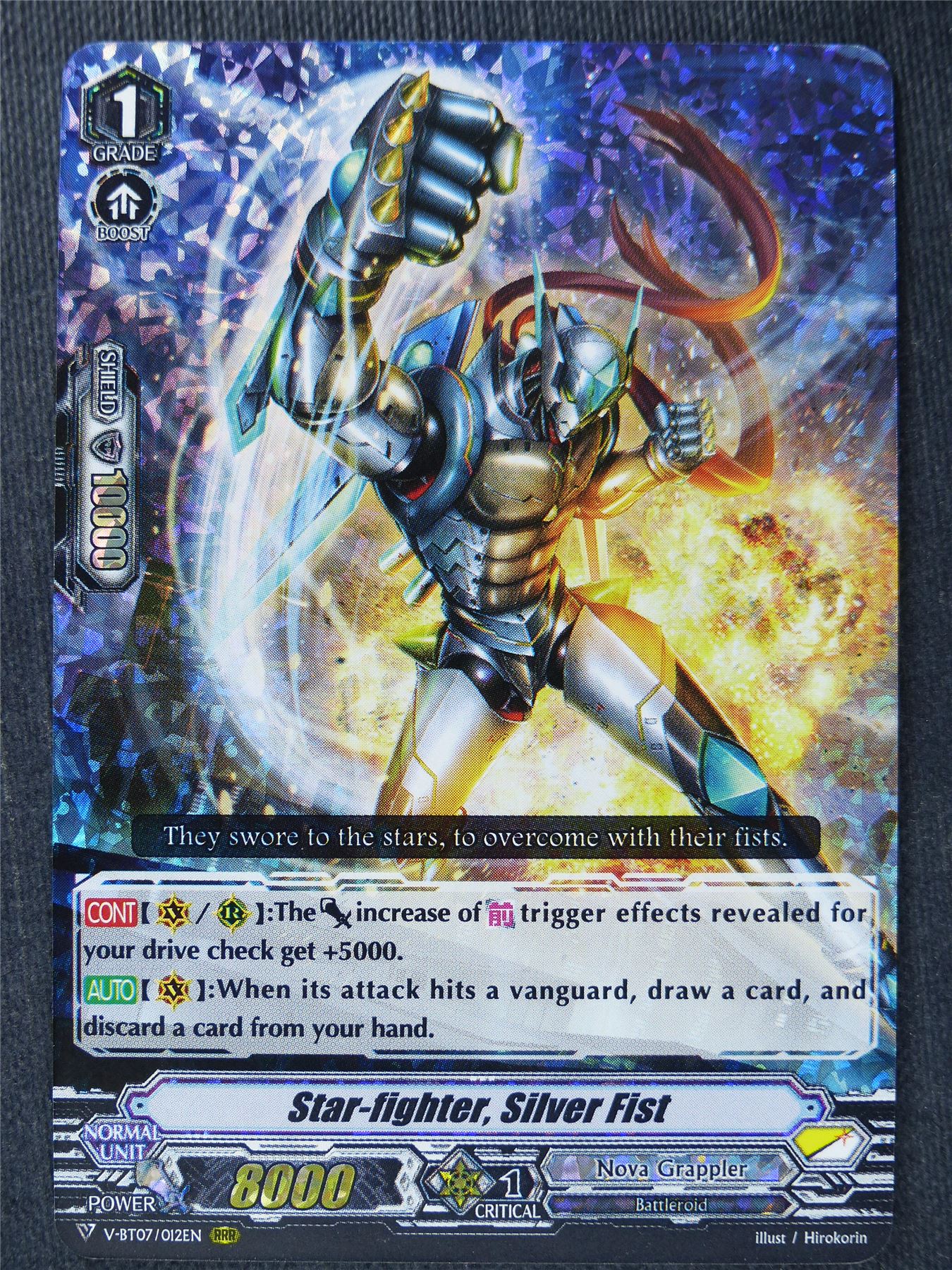 Star-Fighter Silver Fist V-BT07 RRR - Vanguard Cards #PJ