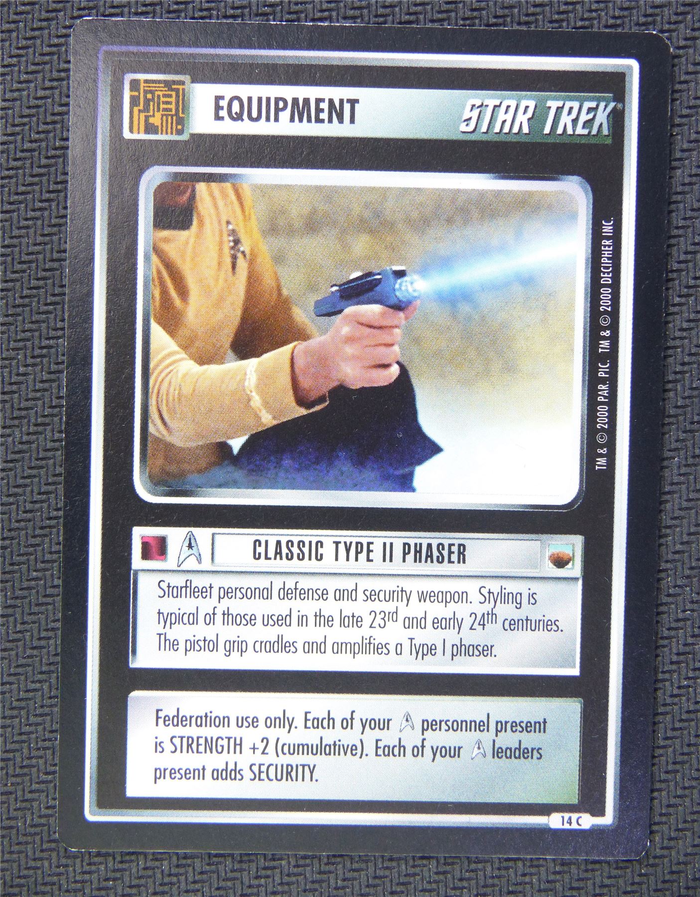 Equipment Classic Type II Phaser - Star Trek CCG #54P