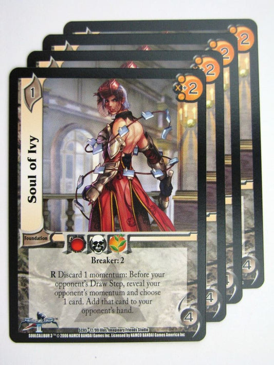 UFS Cards: SOUL OF IVY 72/99 x4 # 28H71