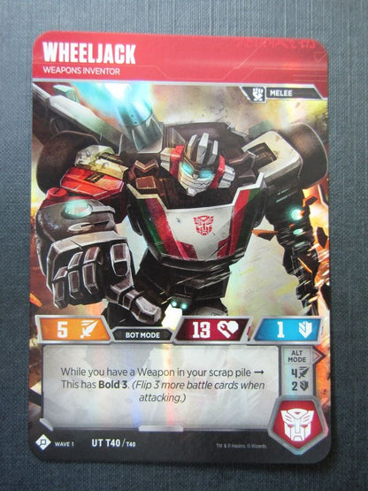 Wheeljack UT T40/T40 - Transformers Cards # 7C12