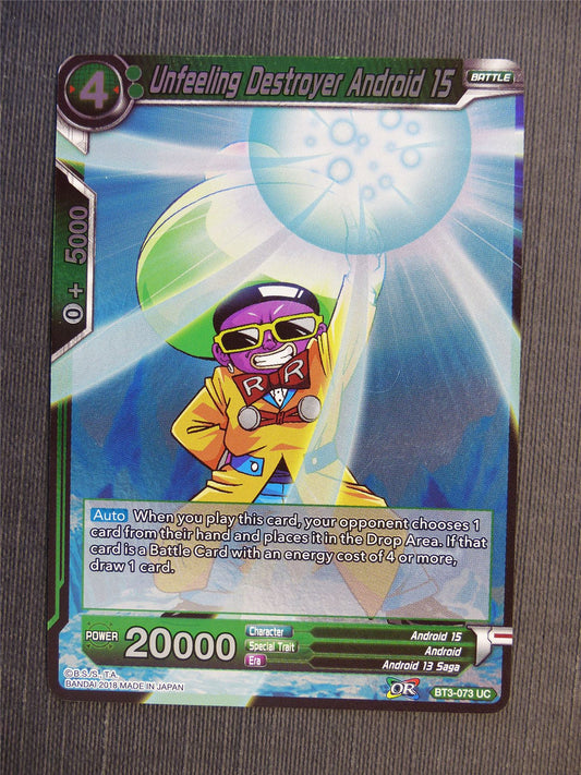 Unfeeling Destroyer Android 15 Foil - Dragon Ball Super Cards #6C3