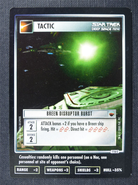 Breen Disruptor Burst - DS9 - Star Trek Cards #Y3