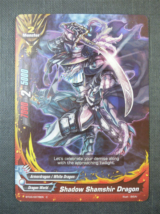 Shadow Shamshir Dragon C Foil - Buddyfight Card #4O