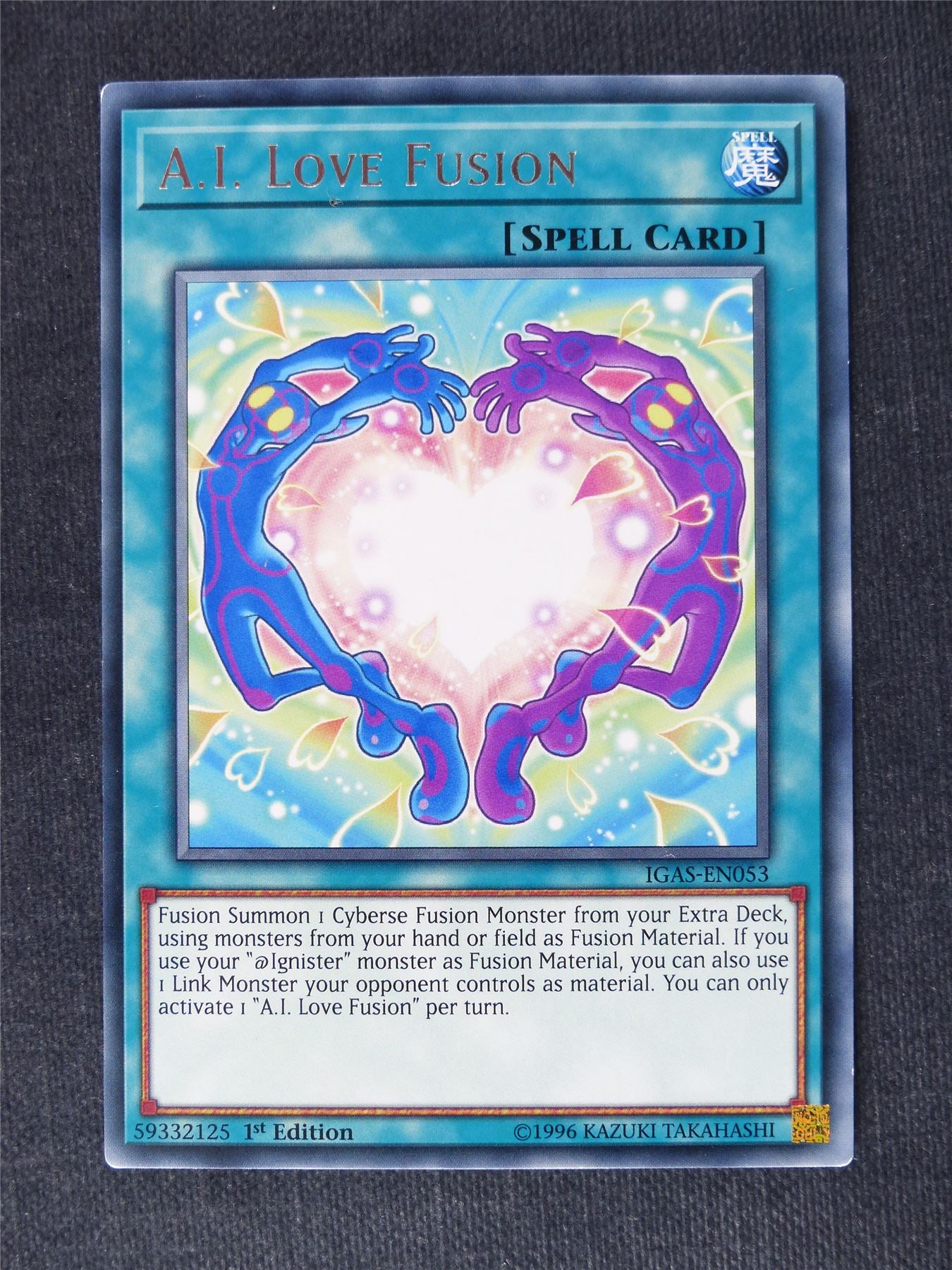 A.I. Love Fusion IGAS Rare - 1st ed - Yugioh Cards #RI