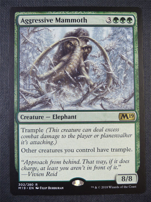 Aggressive Mammoth - Mtg Card #8AK