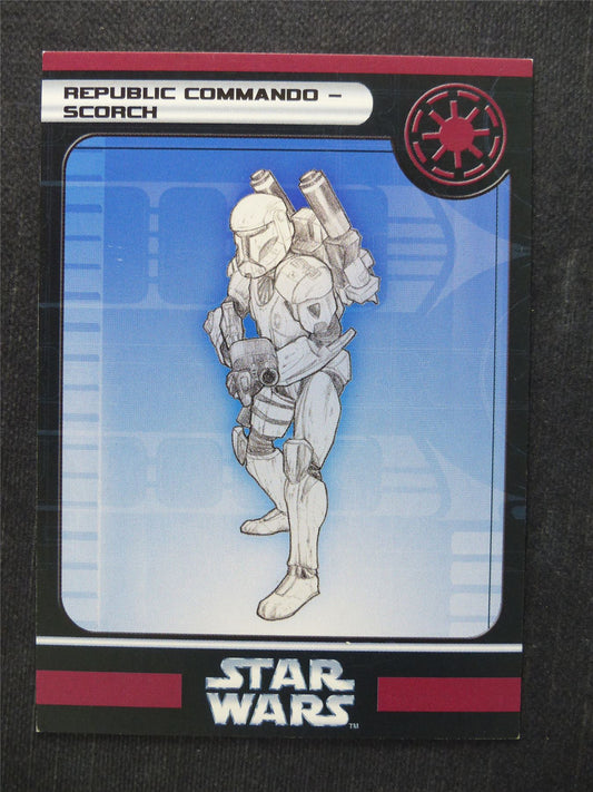 Republic Commando - Scorch 35/60 - Star Wars Miniatures Spare Cards #A7