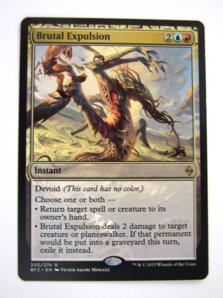 MTG Magic Played Cards: BRUTAL EXPULSION # 6J17