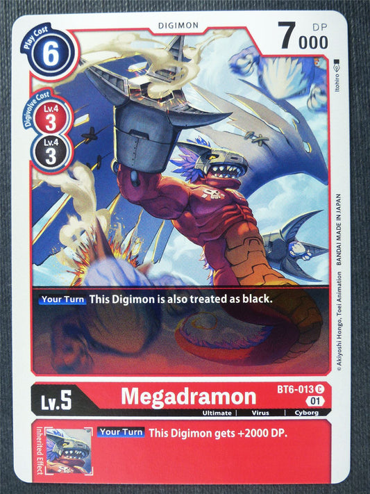 Megadramon BT6-013 C - Digimon Card #4IZ