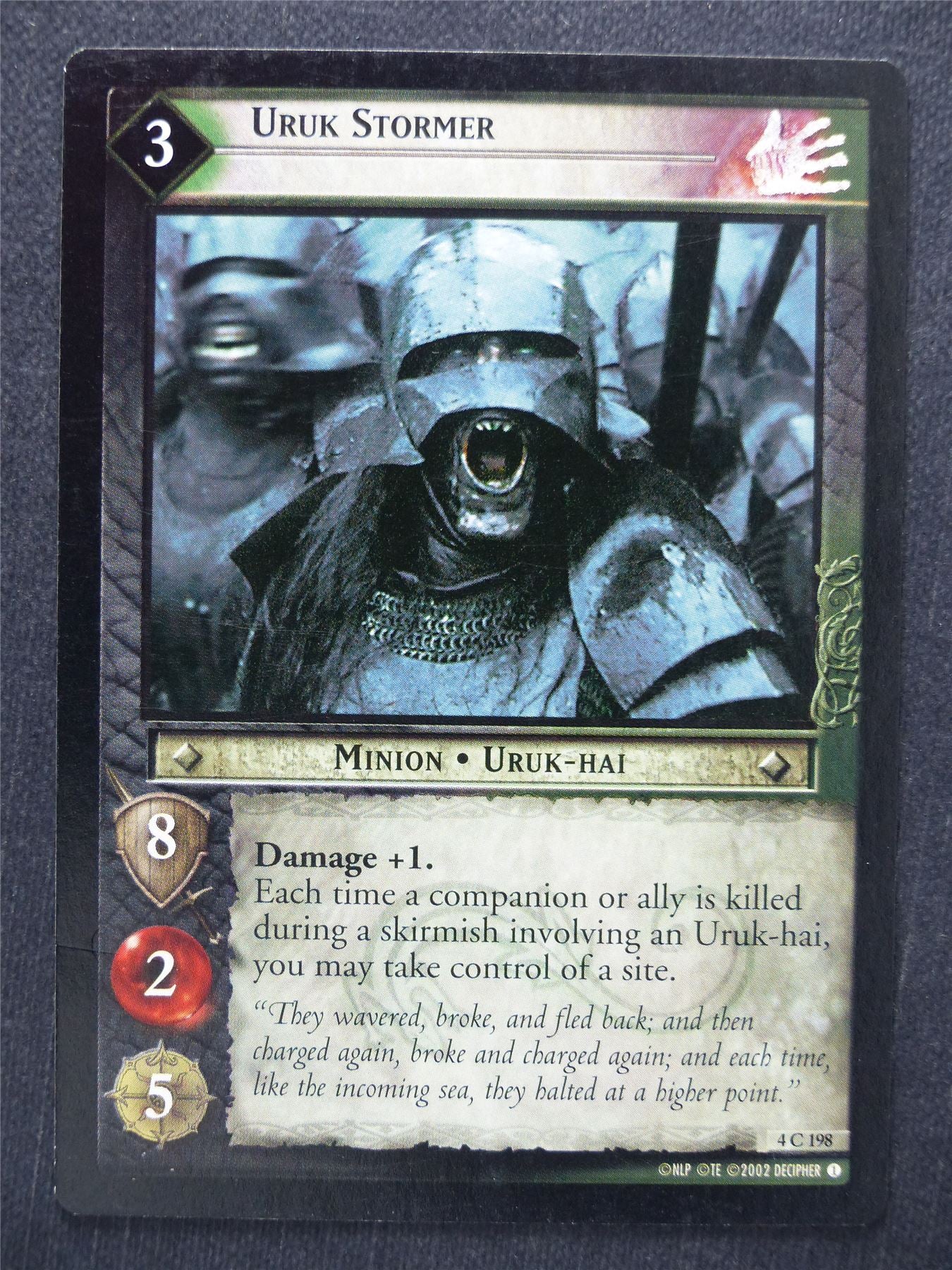 Uruk Stormer 4 C 198 - LotR Cards #RP