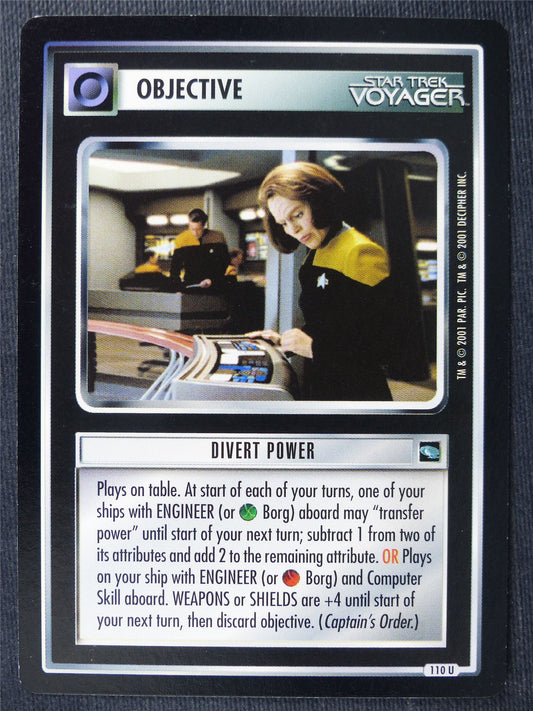 Divert Power - Voyager - Star Trek Cards #10O
