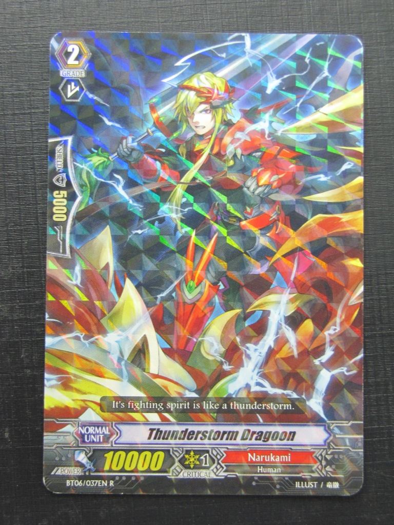 Vanguard Cards: THUNDERSTORM DRAGOON BT06 R # 1G48