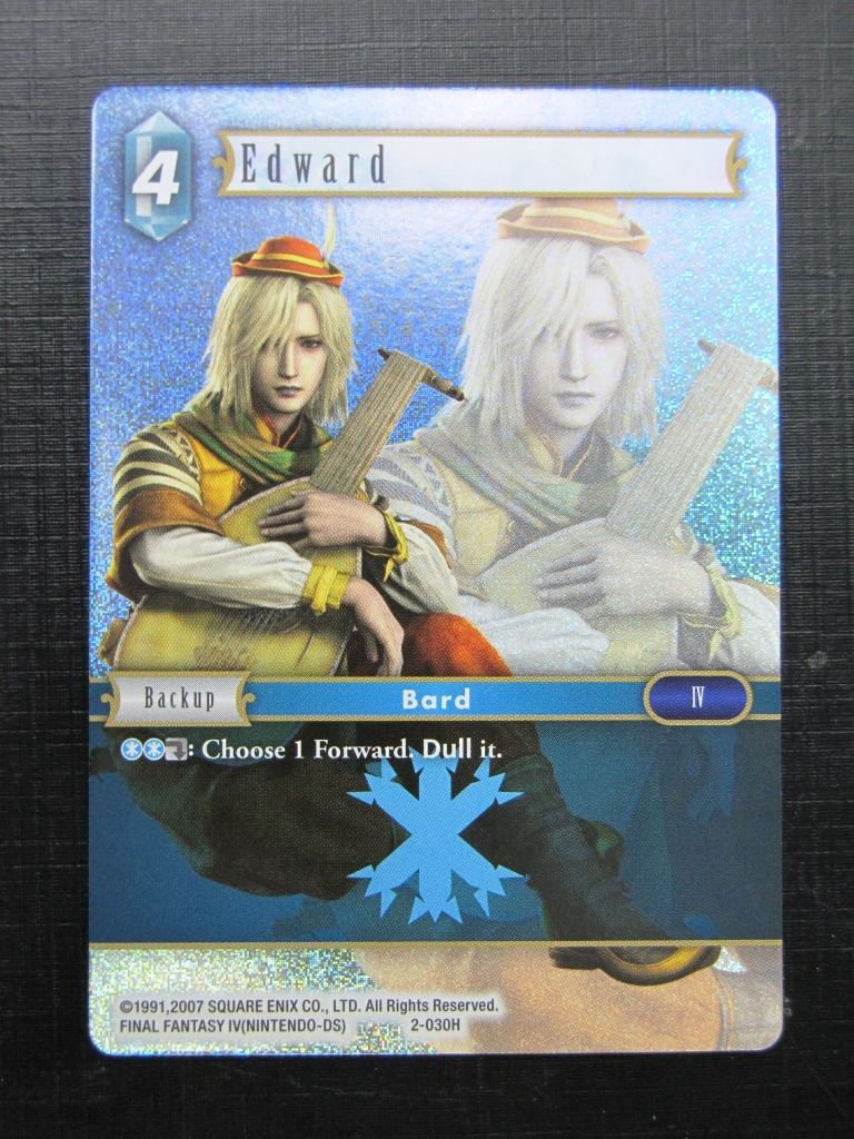 Final Fantasy Cards: EDWARD 2-030H FOIL # 1A95