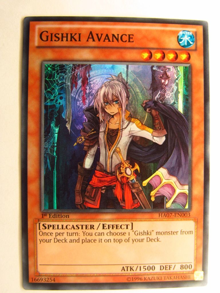 GISHKI AVANCE HA07 SUPER RARE - Yugioh Card