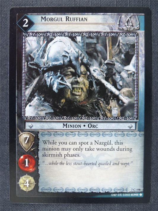 Morgul Ruffian 7 C 198 - LotR Cards #3K8