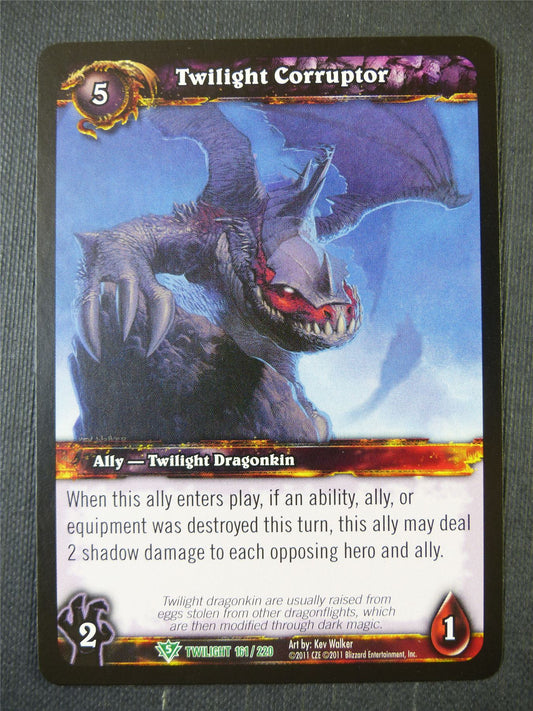 Twilight Corruptor 161/220 - WoW Card #187