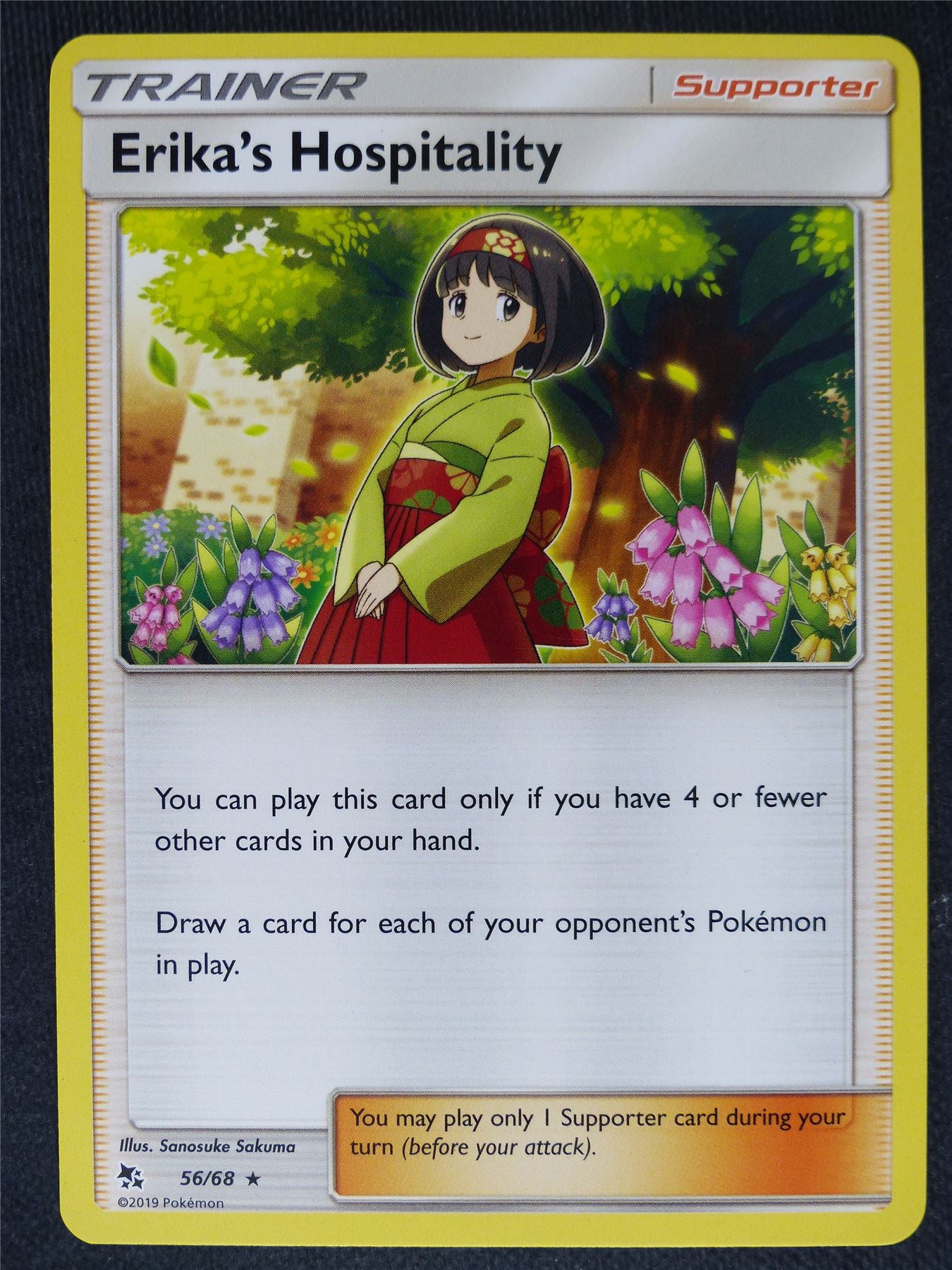 Erika's Hospitality 56/68 - Pokemon Cards #EN