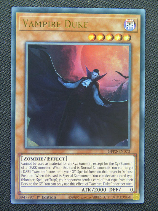 Vampire Duke GFP2 Ultra Rare - 1st ed - Yugioh Card #8OT