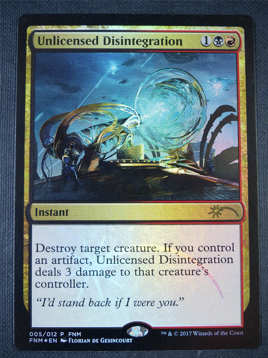 Unlicensed Disintegration Promo Foil - Mtg Card #899