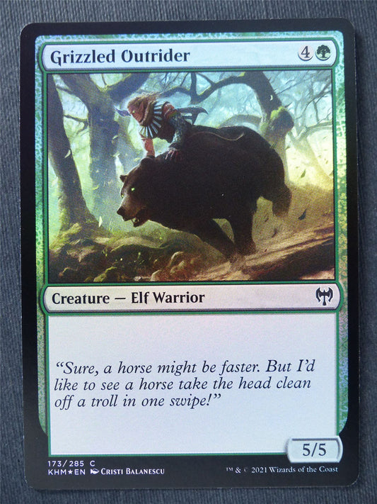 Grizzled Outrider Foil - Mtg Magic Cards #YS