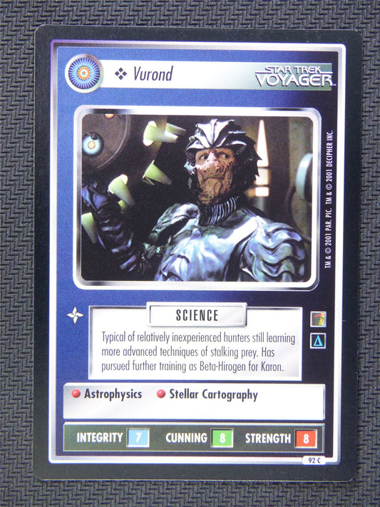 Vurond Black Border - Star Trek CCG Voyager #514