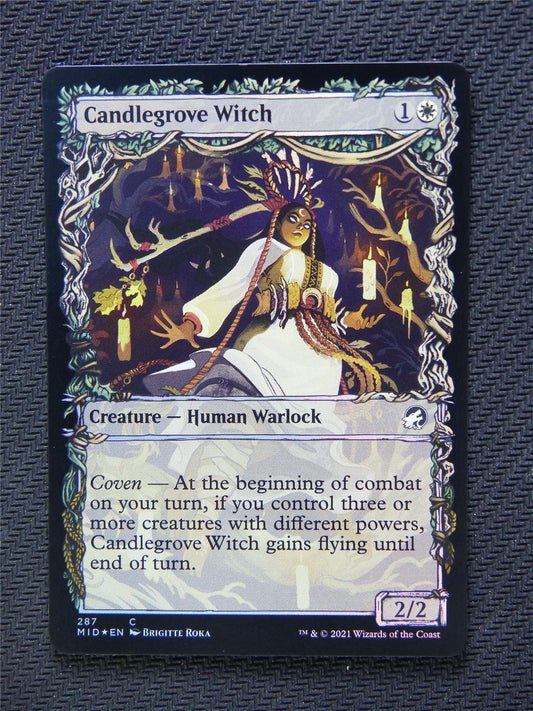 Candlegrove Witch Foil  Showcase - Innistrad - Mtg Card #3LU