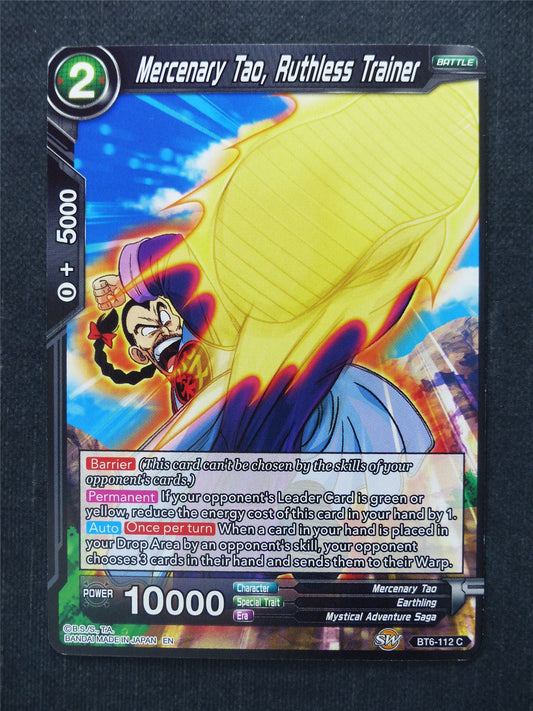 Mercenary Tao Ruthless Trainer - Dragon Ball Super Cards #8Q