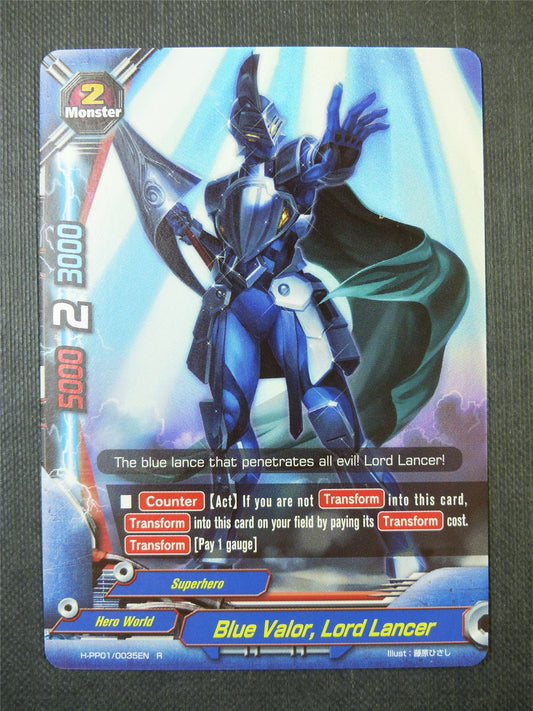 Blue Vador Lord Lancer R - Buddyfight Card #7T