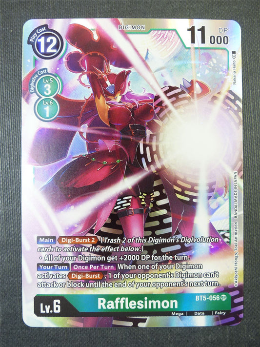 Rafflesimon BT5-056 SR - Digimon Card #1YO