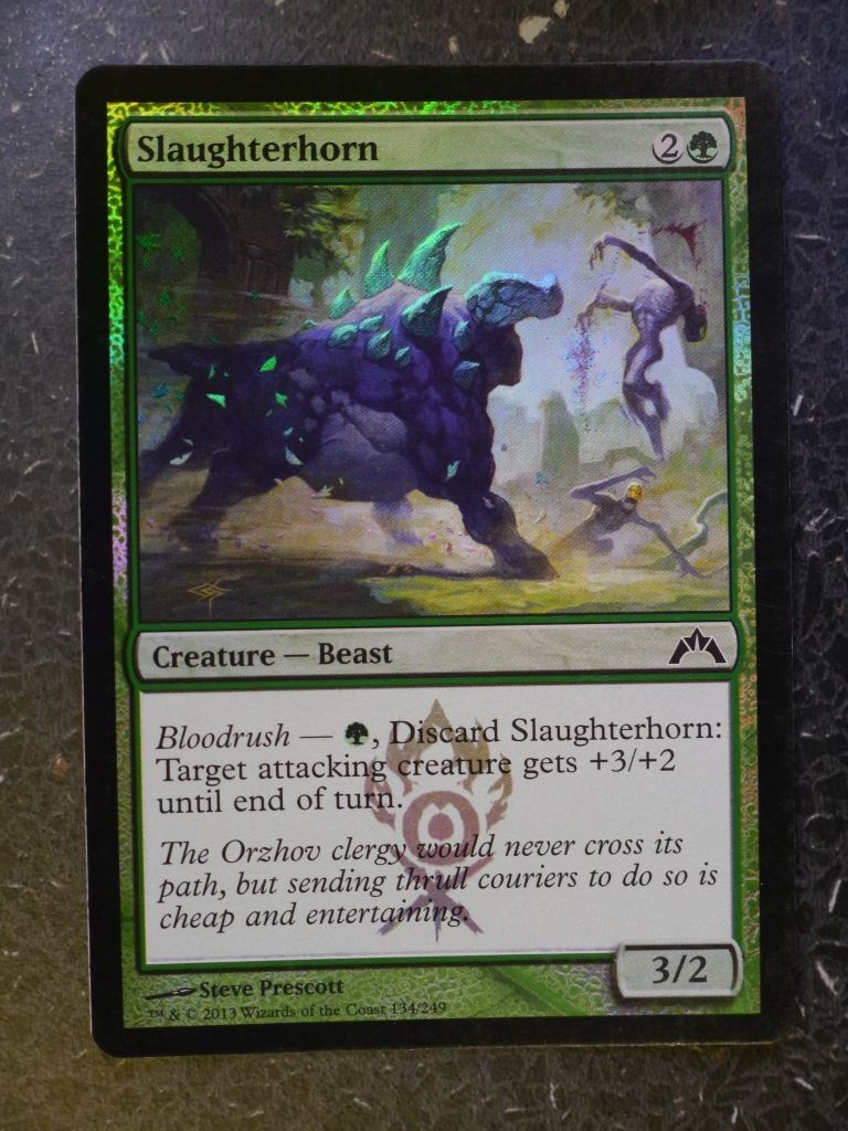 MTG Cards: SLAUGHTERHORN FOIL # 5A77