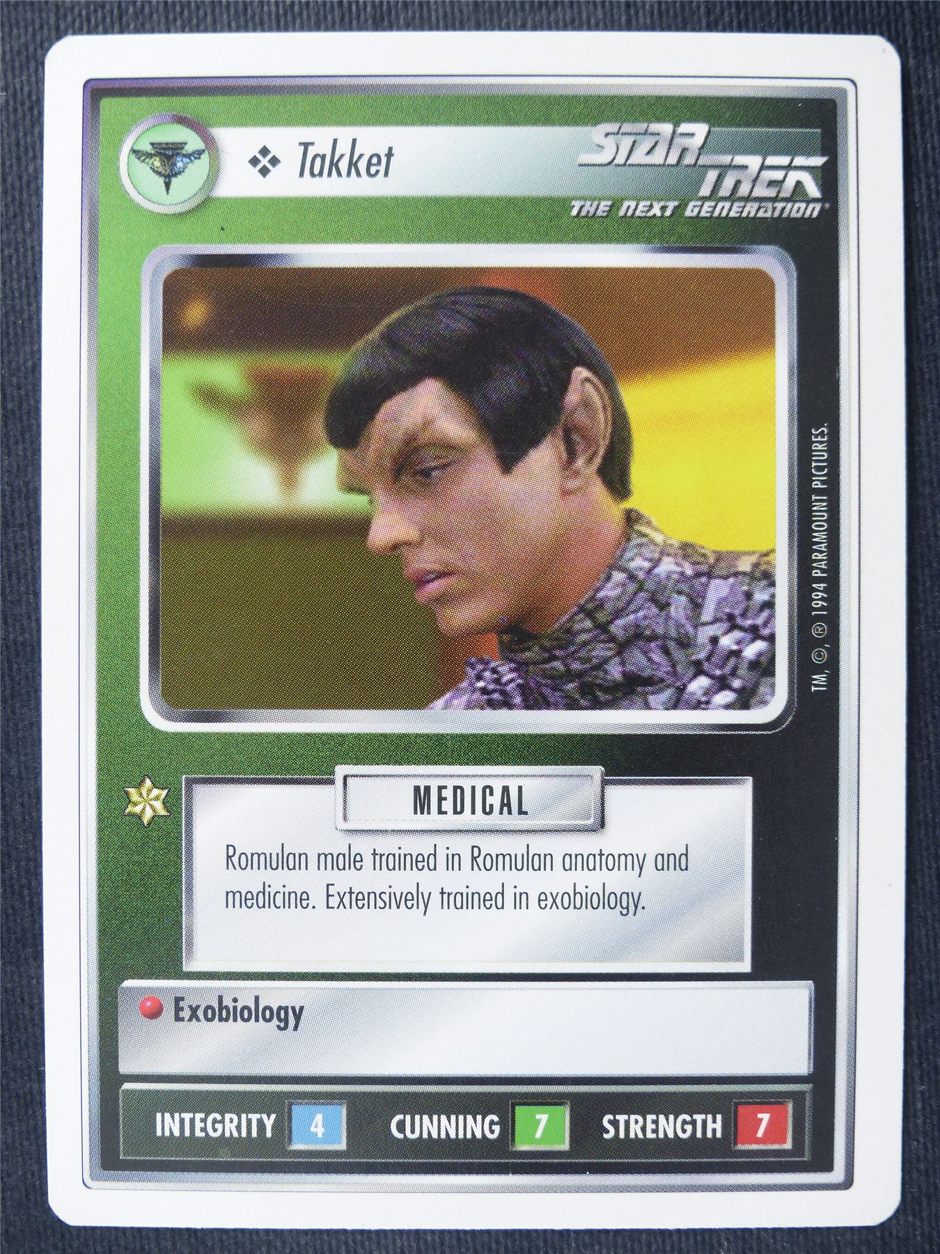 Takket - NG - Star Trek Cards #12L