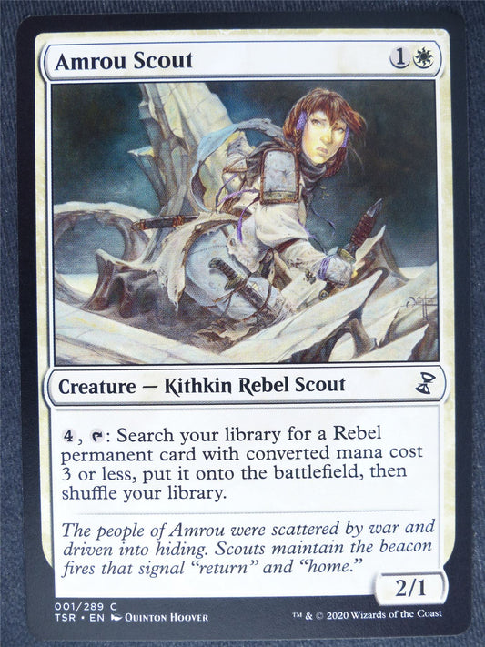 Amrou Scout - Remastered - Mtg Magic Cards #XL