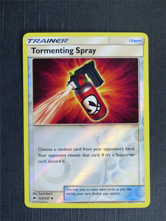 Tormenting Spray 125/147 Reverse Holo - Pokemon Cards #1J8