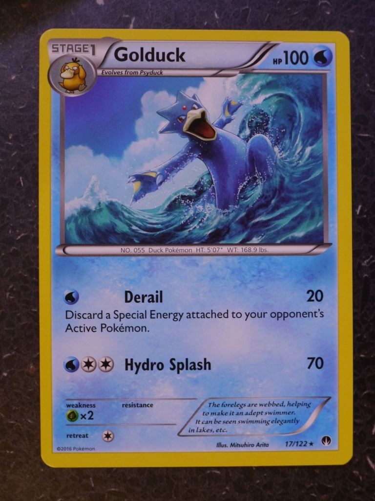 Pokemon Cards: GOLDUCK 17/122 RARE # 6B64