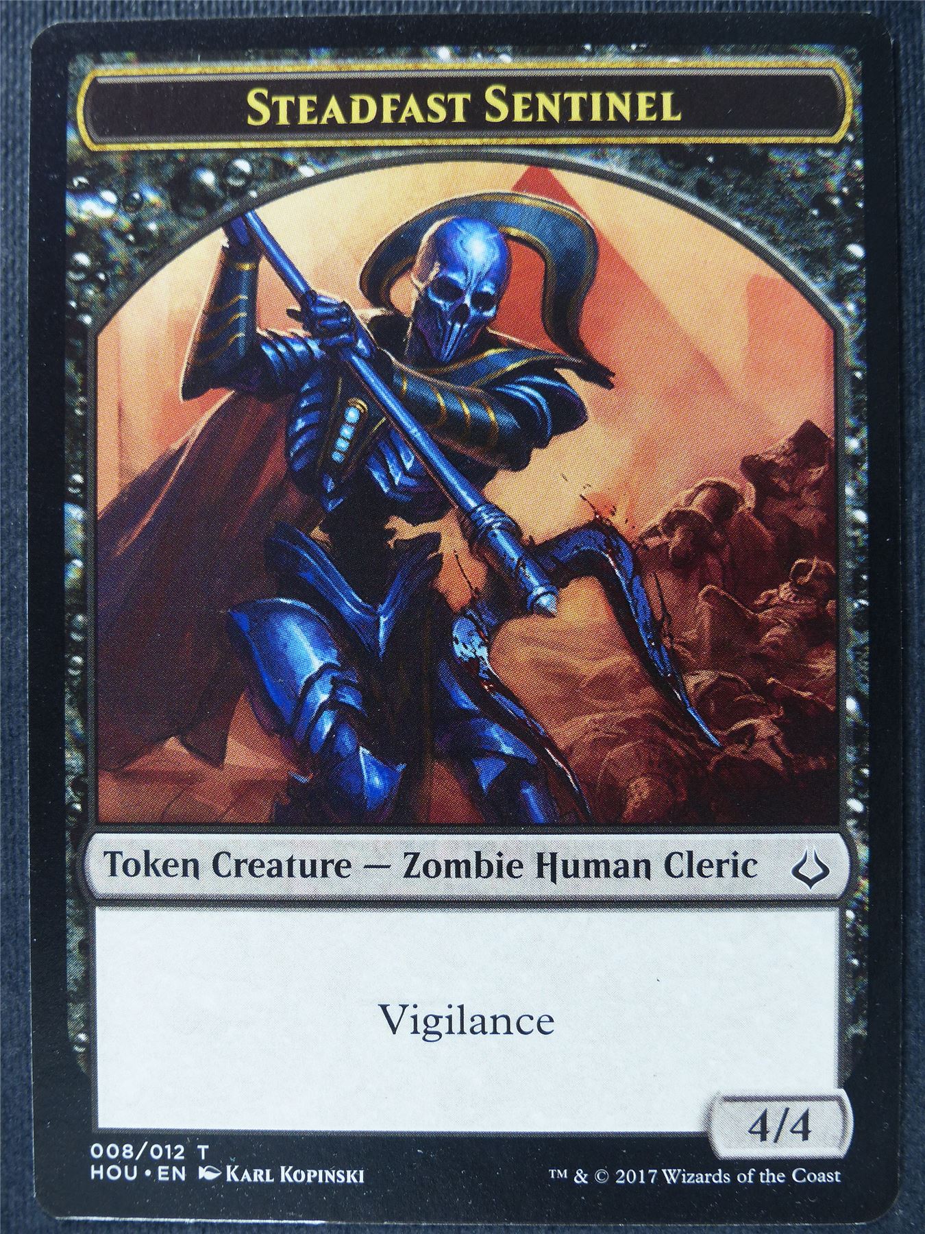 Steadfast Sentinel Token - Mtg Card #3U4