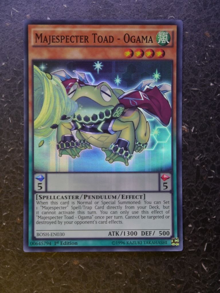 Yugioh Cards:MAJESPECTRE TOAD-OGAMA BOSH  SUPER RARE # I23