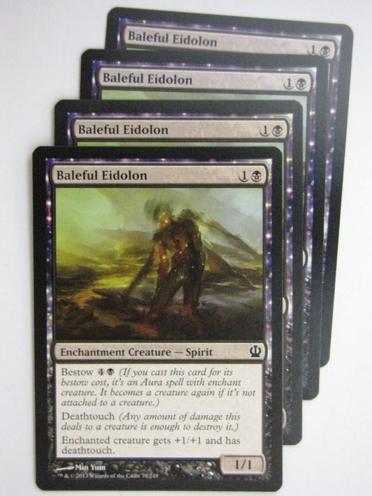 MTG Magic Cards: BALEFUL EIDOLON x4 Theros playset # 23J96