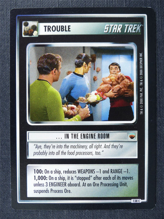 In The Engine Room - Star Trek Cards #XO
