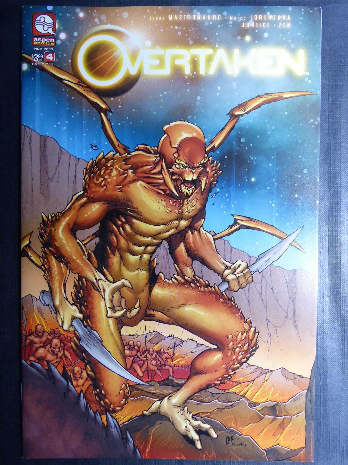 OVERTAKEN #4 - Sept 2021 - Aspen Comics #5U