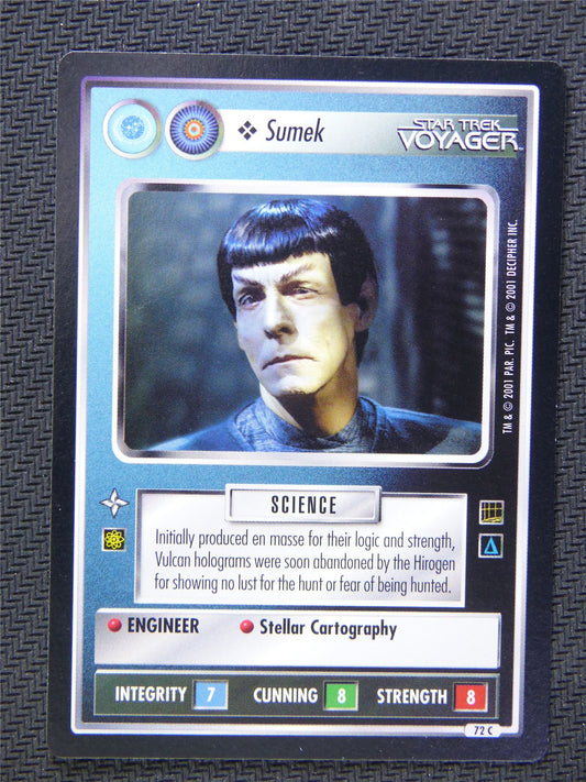 Sumek Black Border - Star Trek CCG Voyager #4YI