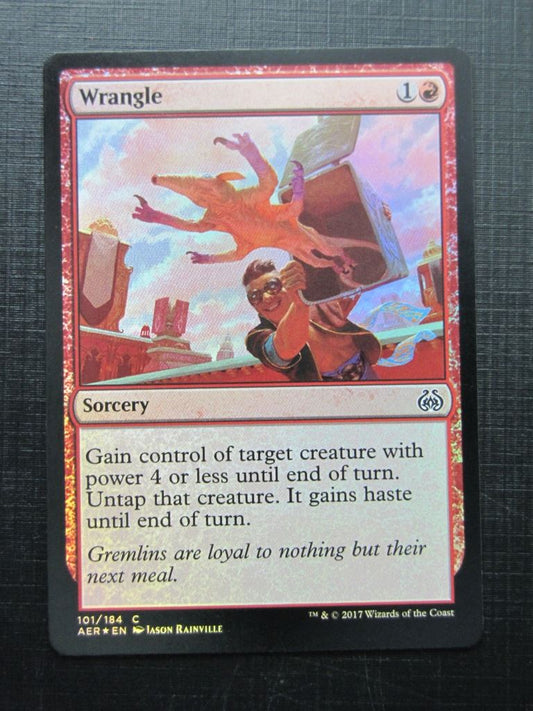 MTG Magic Cards: WRANGLE FOIL # 23G86