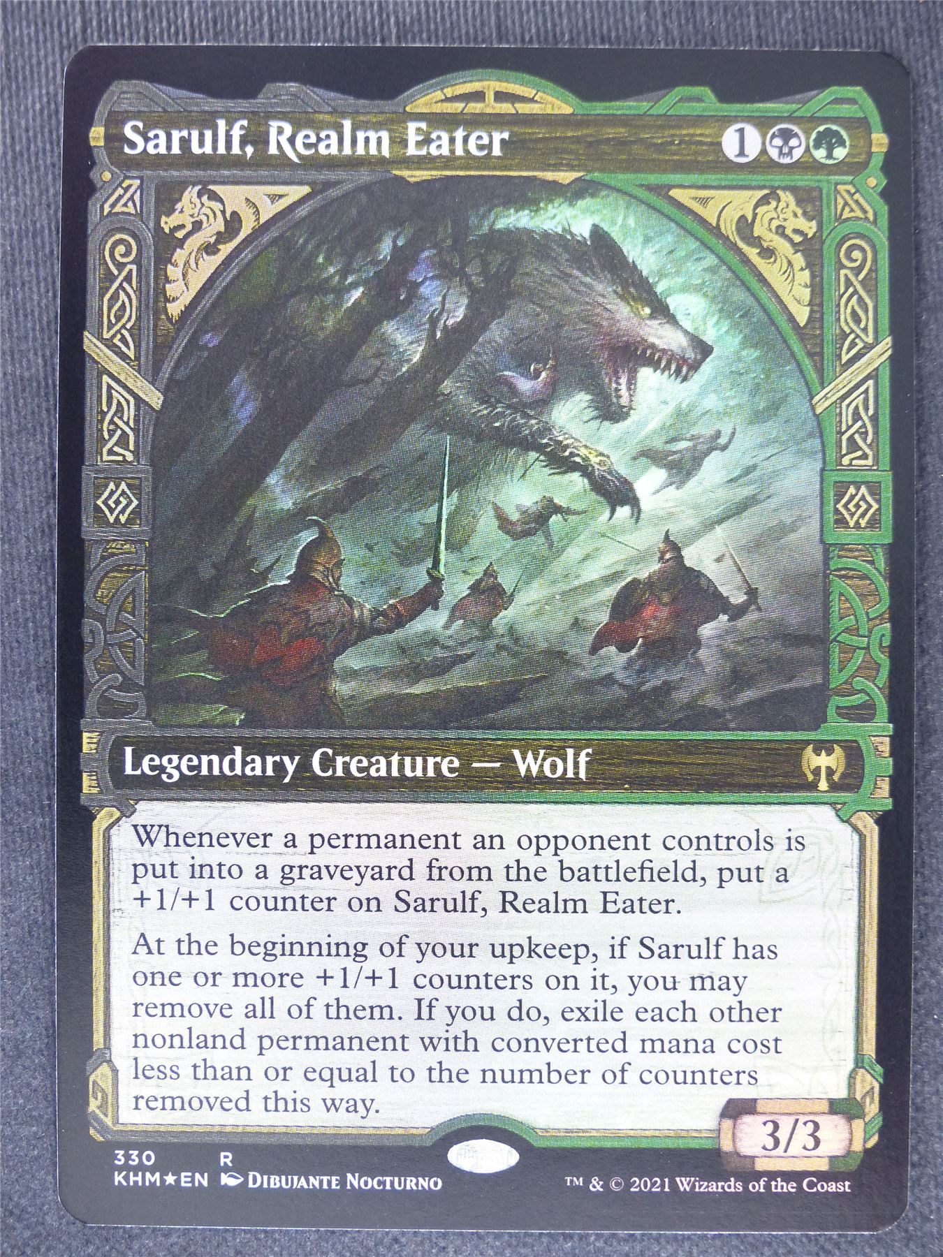 Sarulf Realm Eater Showcase Foil #AY