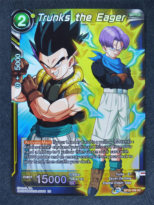 Trunks the Eager Foil - Dragon Ball Super Cards #8X