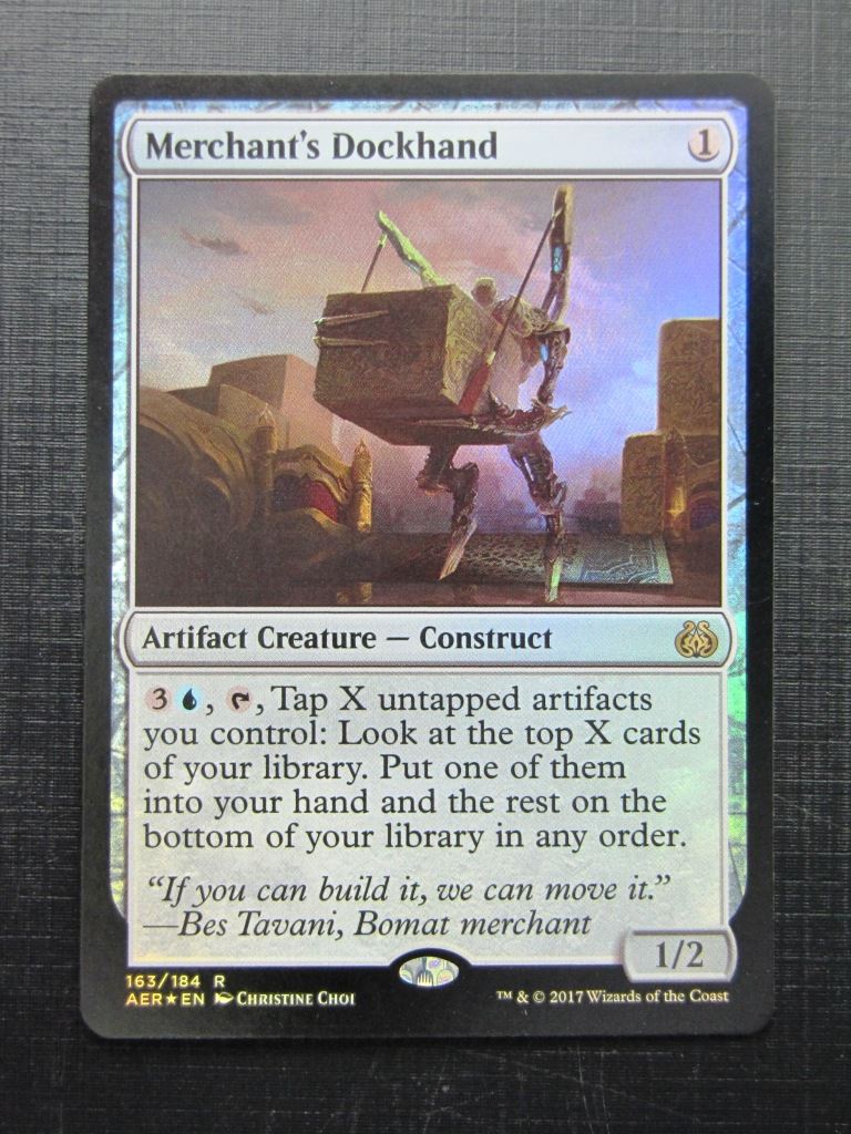 MTG Magic Cards: MERCHANT'S DOCKHAND FOIL # 23G94