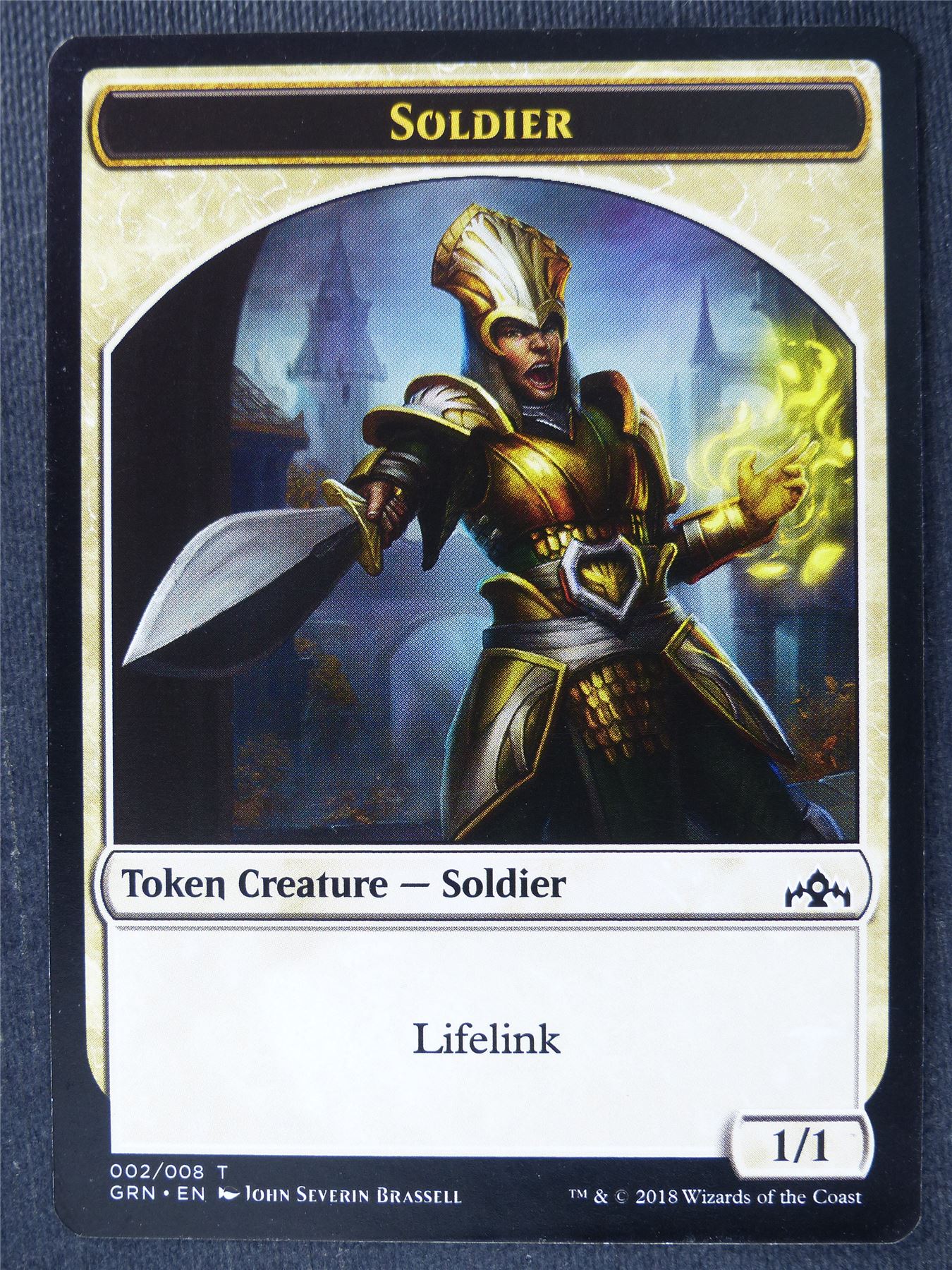 Soldier Token - Mtg Magic Cards #1PT